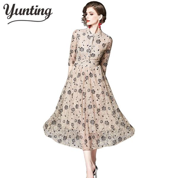 casual dresses 2021 elegant lace long party dress women vacation beach s-xxl, Black;gray
casual dresses 2021 elegant lace long party dress women vacation beach s-xxl, Black;gray