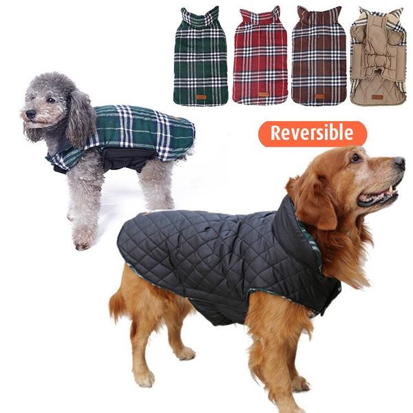 selling waterproof windproof reversible british style plaid dog vest winter coat warm dog jacket clothes
selling waterproof windproof reversible british style plaid dog vest winter coat warm dog jacket clothes