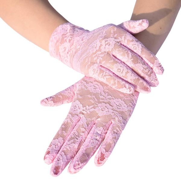 bridal gloves 6 colors beige gray women's party formal short pink lace driving dress with purple wedding st387, White
bridal gloves 6 colors beige gray women's party formal short pink lace driving dress with purple wedding st387, White