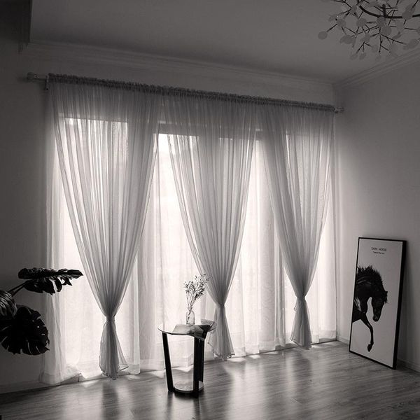 morden white tulle curtains simple european style curtains solid color window sheer
morden white tulle curtains simple european style curtains solid color window sheer