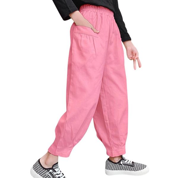 trousers girls pants solid color kids for casual style children spring autumn clothes, Blue
trousers girls pants solid color kids for casual style children spring autumn clothes, Blue