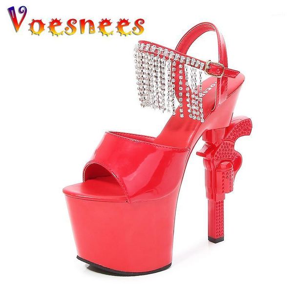 sandals voeseees women shoes 2021 waterproof platform gun heel high heels 17.5cm fringe thin female pole dance1, Black
sandals voeseees women shoes 2021 waterproof platform gun heel high heels 17.5cm fringe thin female pole dance1, Black