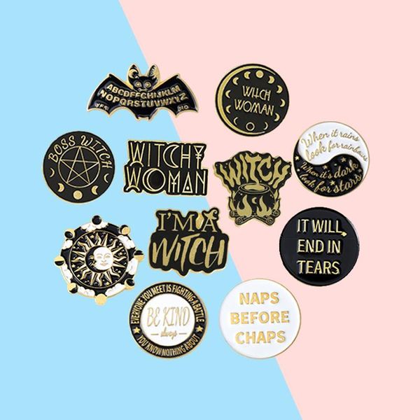 pins, brooches witch women enamel pin bat "it will end in tear"punk accessories badges clothes backpack gift for friends jewelry, Gray
pins, brooches witch women enamel pin bat "it will end in tear"punk accessories badges clothes backpack gift for friends jewelry, Gray