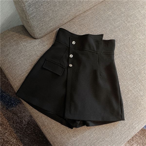 2021 new casual summer solid button thin hip irregular waist wide leg female shorts line fl3s, White;black
2021 new casual summer solid button thin hip irregular waist wide leg female shorts line fl3s, White;black