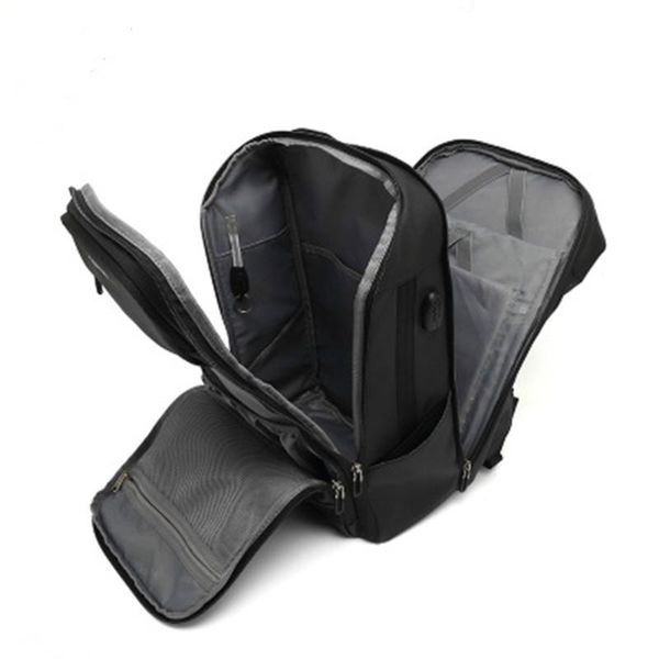 backpack men's travel for 17.3 inch lapusb charging business large capacity muti-use fashion black waterproof bags
backpack men's travel for 17.3 inch lapusb charging business large capacity muti-use fashion black waterproof bags