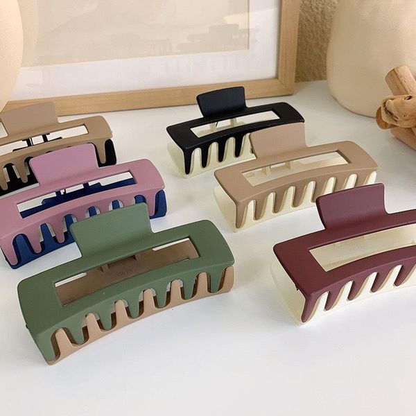 hair clips & barrettes fflacell korea unique color matching large catch clip frosted geometric rectangle women high texture, Golden;silver
hair clips & barrettes fflacell korea unique color matching large catch clip frosted geometric rectangle women high texture, Golden;silver