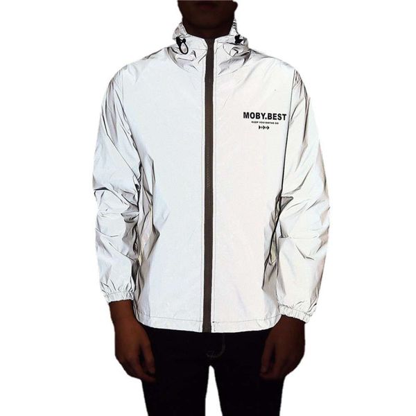 spring brand men's and women's coats young couple luminous night light charging student reflective windbreaker fashion, Black
spring brand men's and women's coats young couple luminous night light charging student reflective windbreaker fashion, Black