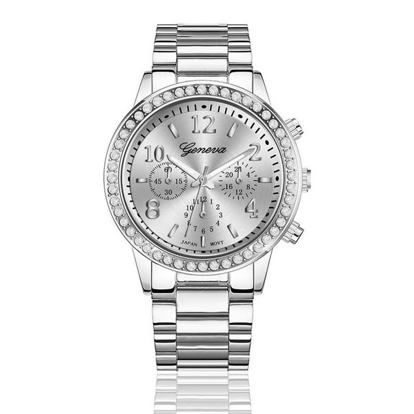 wristwatches explosive steel band watch fashion set diamond geneva fake three eyes women's stainless quartz, Slivery;brown
wristwatches explosive steel band watch fashion set diamond geneva fake three eyes women's stainless quartz, Slivery;brown