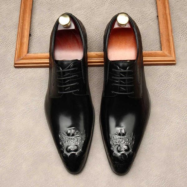 dress shoes men oxford genuine leather alligator prints classic black wine red lace up pointed toe formal
dress shoes men oxford genuine leather alligator prints classic black wine red lace up pointed toe formal