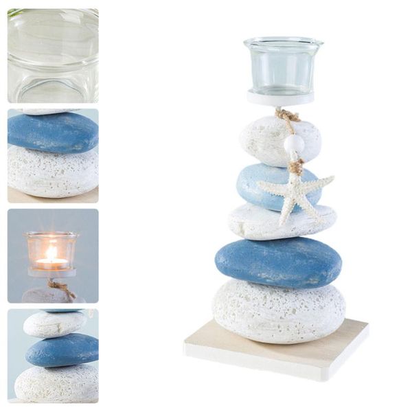 candle holders 1pc mediterranean-style stone candlestick decor delicate deskadornment
candle holders 1pc mediterranean-style stone candlestick decor delicate deskadornment