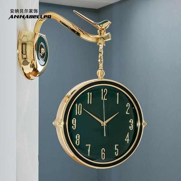wall clocks large luxury double-sided clock modern design creative metal gold big watch home decor silent living room gift
wall clocks large luxury double-sided clock modern design creative metal gold big watch home decor silent living room gift