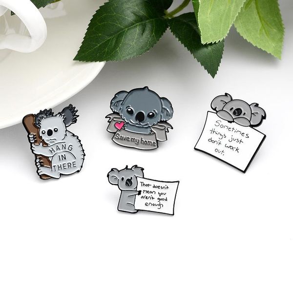 pins, brooches gray koala bear enamel pins cartoon animal funny quote tips wood paper note bag clothes lapel pin badge jewelry gifts
pins, brooches gray koala bear enamel pins cartoon animal funny quote tips wood paper note bag clothes lapel pin badge jewelry gifts