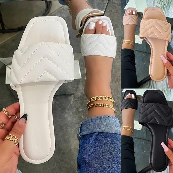 slippers 2021 soft leather woven women summer flat heels beach casual slides shoes woman outdoor sandals flip flops muter, Black
slippers 2021 soft leather woven women summer flat heels beach casual slides shoes woman outdoor sandals flip flops muter, Black