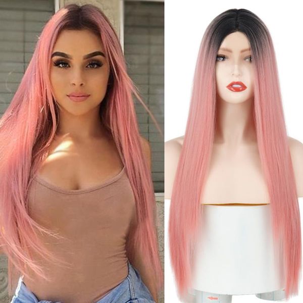 synthetic wigs long wig straight middle part for women ombre natural hair glueless daily/cosplay female, Black
synthetic wigs long wig straight middle part for women ombre natural hair glueless daily/cosplay female, Black