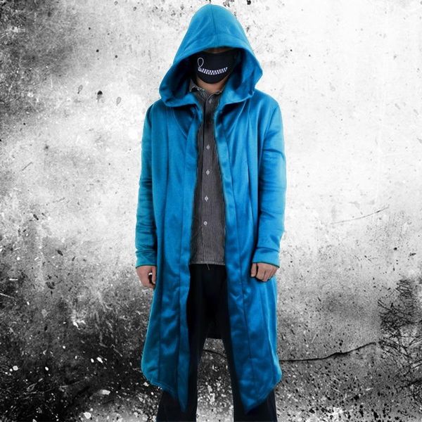 men's wool & blends jodimitty gothic men cloak coats hooded solid loose windproof trench coat chic winter long cape poncho, Black
men's wool & blends jodimitty gothic men cloak coats hooded solid loose windproof trench coat chic winter long cape poncho, Black