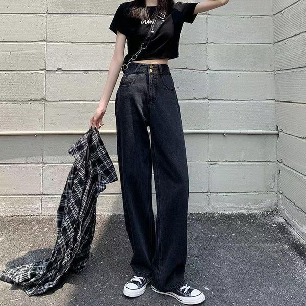women's jeans woman 2021 fashion summer vintage high waist denim pants casual loose all-match harajuku female, Blue
women's jeans woman 2021 fashion summer vintage high waist denim pants casual loose all-match harajuku female, Blue