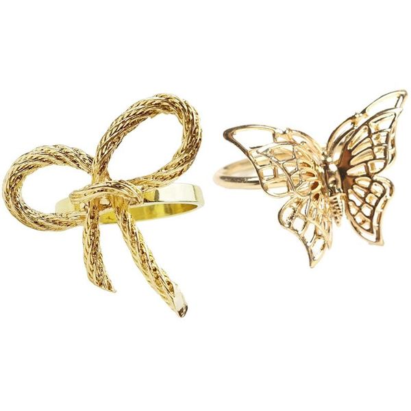 napkin rings 6pcs creative golden butterfly ring buckle & 8pcs bow for dinner parties
napkin rings 6pcs creative golden butterfly ring buckle & 8pcs bow for dinner parties