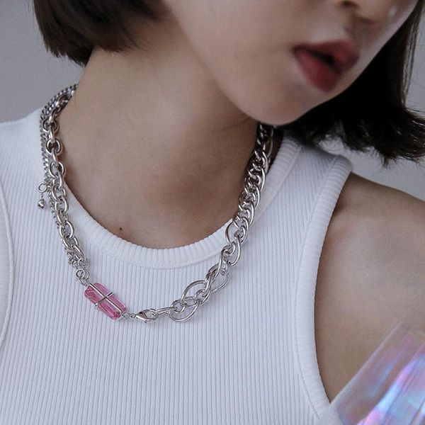 chains the peach blossom series, pink diamond necklace women, light luxury niche design sense ins tide clavicle chain, Silver
chains the peach blossom series, pink diamond necklace women, light luxury niche design sense ins tide clavicle chain, Silver