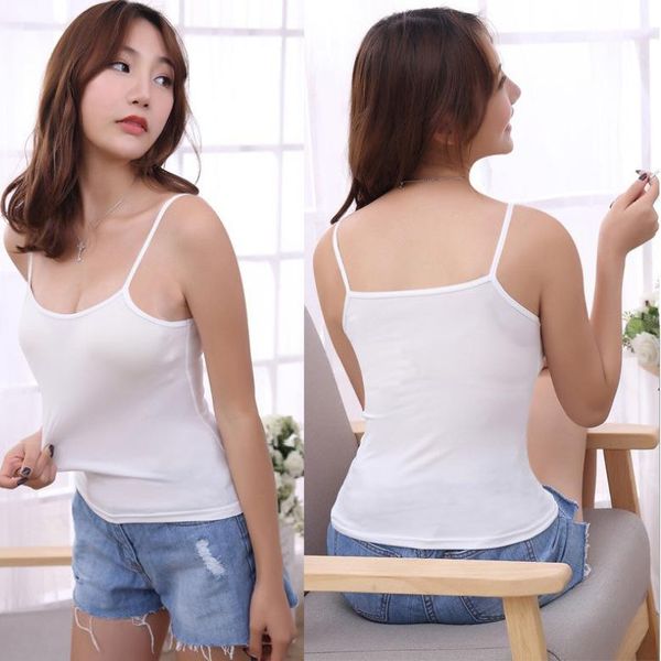 women's tanks & camis 2021 summer color small camisole base shirt spaghetti vest women damskie breathable crew neck sling, White
women's tanks & camis 2021 summer color small camisole base shirt spaghetti vest women damskie breathable crew neck sling, White
