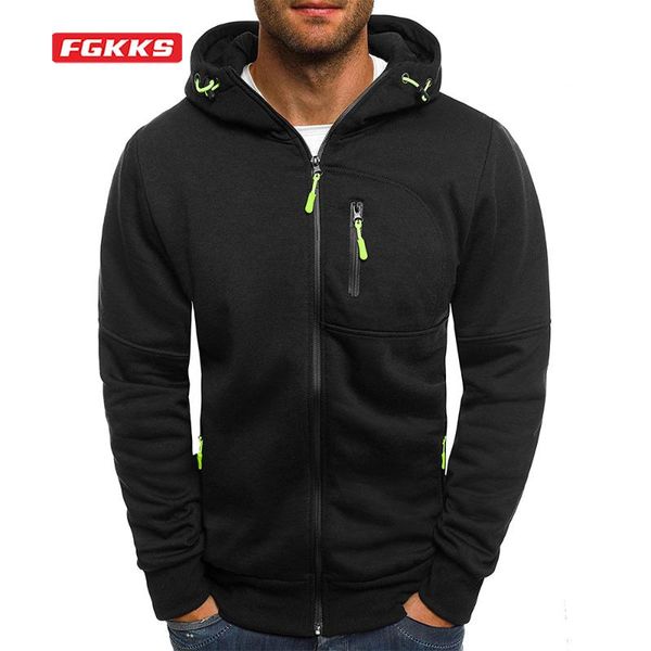 men's hoodies & sweatshirts fgkks 2021 men's autumn and winter sports fitness leisure jacquard classic solid color zipper hoodie ca, Black
men's hoodies & sweatshirts fgkks 2021 men's autumn and winter sports fitness leisure jacquard classic solid color zipper hoodie ca, Black