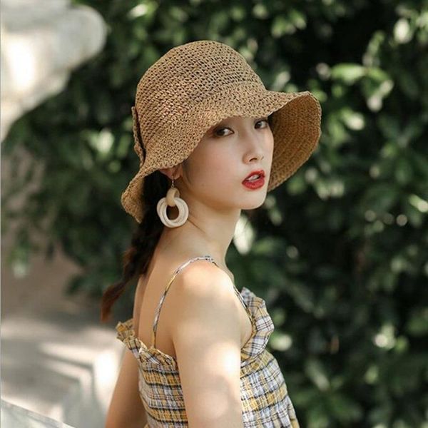 wide brim hats hat straw female bowknot crochet basin foldable beach sun kids princess travel sunshade, Blue;gray
wide brim hats hat straw female bowknot crochet basin foldable beach sun kids princess travel sunshade, Blue;gray