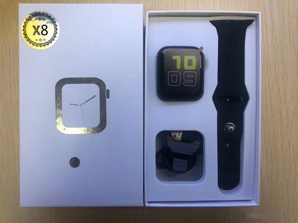 2020 x8 1.54" full touch smart watch men for watch support bt call fitness tracker music play women smart band
2020 x8 1.54" full touch smart watch men for watch support bt call fitness tracker music play women smart band
