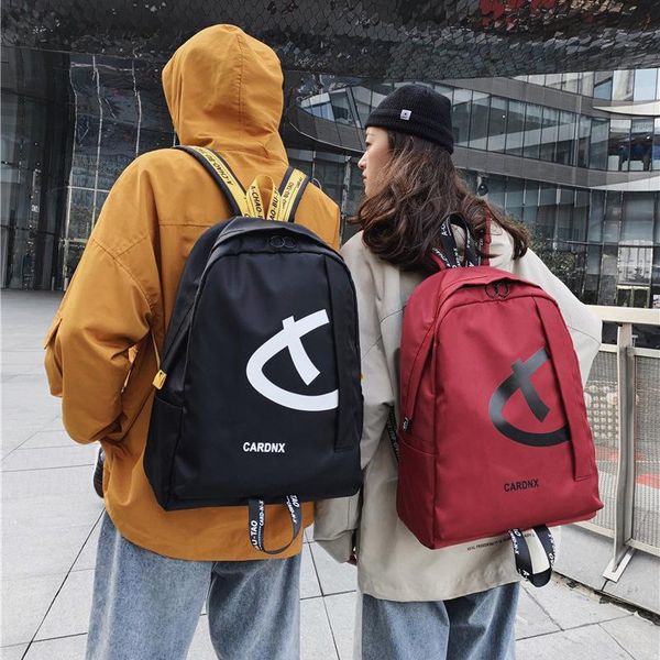 backpack trendy cool boys and girls applique student schoolbag all-match solid color large capacity travel
backpack trendy cool boys and girls applique student schoolbag all-match solid color large capacity travel