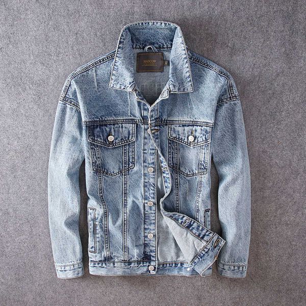 men's jackets ly fashion retro blue hip hop denim men coats streetwear printed designer chaqueta q8i5 qzc5, Black;brown
men's jackets ly fashion retro blue hip hop denim men coats streetwear printed designer chaqueta q8i5 qzc5, Black;brown