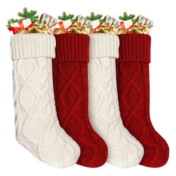 christmas decorations 4pcs stocking gift bag large candy tree decoration sock xmas hanging knitted rhombus stocks
christmas decorations 4pcs stocking gift bag large candy tree decoration sock xmas hanging knitted rhombus stocks