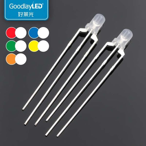 strips 1000pcs f3mm round diffuse 3-pin two-color light-emitting diode common cathode and anode
strips 1000pcs f3mm round diffuse 3-pin two-color light-emitting diode common cathode and anode