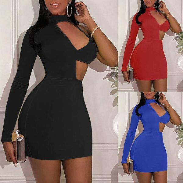 dresses for women 2021 hollow out one shoulder long sleeve solid color dress sheath strapless vestido de mujer summer dress, Black;gray
dresses for women 2021 hollow out one shoulder long sleeve solid color dress sheath strapless vestido de mujer summer dress, Black;gray