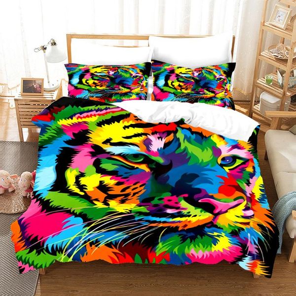 bedding sets colorful animal lion 3d printing quilt cover bed three piece set children's bedroom supplies cartoon pillow case
bedding sets colorful animal lion 3d printing quilt cover bed three piece set children's bedroom supplies cartoon pillow case