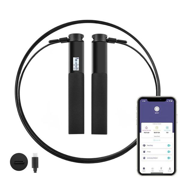 jump ropes smart app bluetooth electronic counting digital skipping rope type c
jump ropes smart app bluetooth electronic counting digital skipping rope type c
