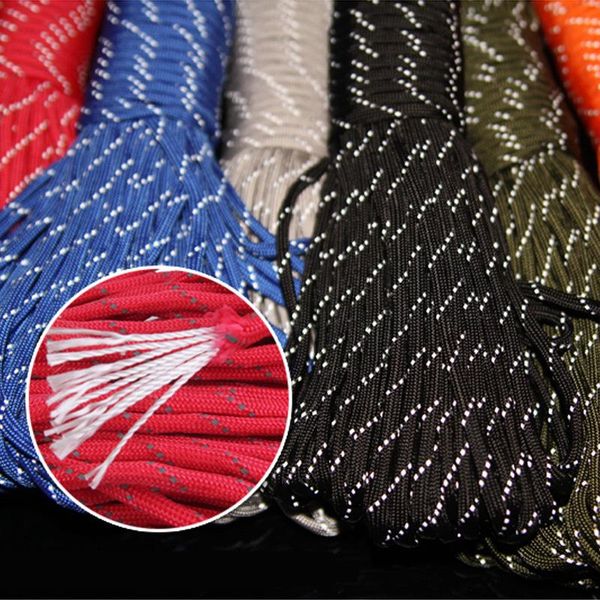 31m 9 strand reflective paracord parachute tent wind rope fixed rope fishing line clothesline multipurpose 7 colors
31m 9 strand reflective paracord parachute tent wind rope fixed rope fishing line clothesline multipurpose 7 colors