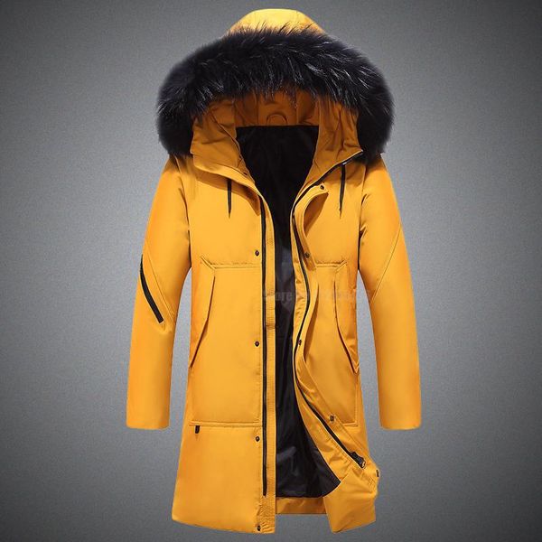 men's down & parkas winter white duck thick warm jacket men and women fashion hooded fur collar windbreaker puffer jackets mid-long out, Black
men's down & parkas winter white duck thick warm jacket men and women fashion hooded fur collar windbreaker puffer jackets mid-long out, Black