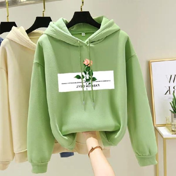 women's hoodies & sweatshirts elegant women hooded sweatshirt harajuku rose printed girl casual pocket hoody pullovers sweet long sleev, Black
women's hoodies & sweatshirts elegant women hooded sweatshirt harajuku rose printed girl casual pocket hoody pullovers sweet long sleev, Black