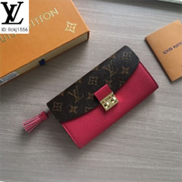 wallets brand leather designer clutches luxury wallet 882r purse m60207-2 real rose long red chain stitching compact flap wallet men evening, Red;black
wallets brand leather designer clutches luxury wallet 882r purse m60207-2 real rose long red chain stitching compact flap wallet men evening, Red;black