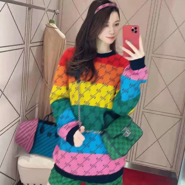women sweater casual knits tees long sleeve autumn fashion classic ladies sweaters brand luxury designer letters print knitwear clothing, White
women sweater casual knits tees long sleeve autumn fashion classic ladies sweaters brand luxury designer letters print knitwear clothing, White