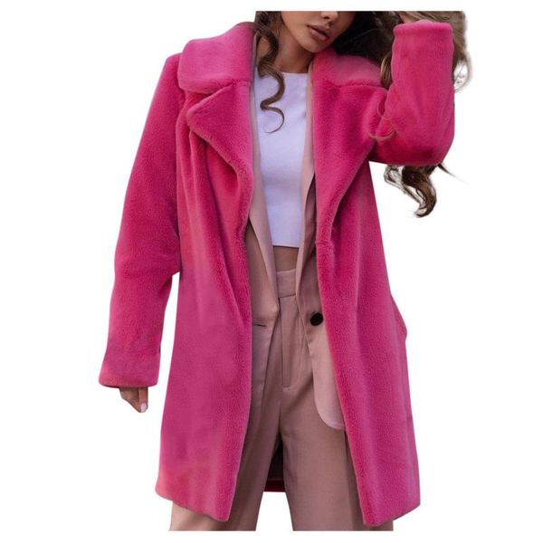 women's fur & faux 2021 winter warm coat thick women long turn down collar female casaco feminino #t2g, Black
women's fur & faux 2021 winter warm coat thick women long turn down collar female casaco feminino #t2g, Black
