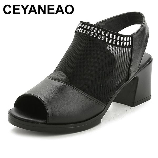 sandals ceyaneao 2021 fashion rhinestone mesh cowhide shoes woman summer women comfort high heel black
sandals ceyaneao 2021 fashion rhinestone mesh cowhide shoes woman summer women comfort high heel black