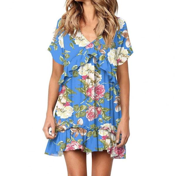 women's swimwear drop v neck print ruffle short sleeve mini beach dress beachwear 2021 elegant streetwear party female dresses, White;black
women's swimwear drop v neck print ruffle short sleeve mini beach dress beachwear 2021 elegant streetwear party female dresses, White;black