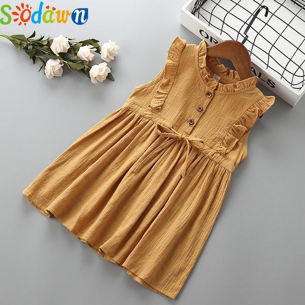 sodawn kids girl dresses soild dresses princess girls clothes party children clothing summer toddler dresses 210303, Red;yellow
sodawn kids girl dresses soild dresses princess girls clothes party children clothing summer toddler dresses 210303, Red;yellow