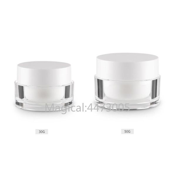 storage bottles & jars 10pcs 30g50g empty acrylic cosmetics double layer cream jar,diy portable facial containers ,refillable eye package
storage bottles & jars 10pcs 30g50g empty acrylic cosmetics double layer cream jar,diy portable facial containers ,refillable eye package