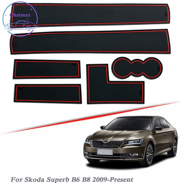 with car brand logo 10pcs car styling for skoda superb b6 b8 2009-present latex gate slot pad interior door groove mat non-slip dust mat
with car brand logo 10pcs car styling for skoda superb b6 b8 2009-present latex gate slot pad interior door groove mat non-slip dust mat