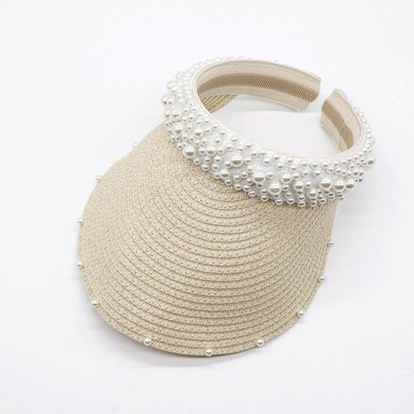 wide brim hats women solid pearl headband hairpin hat sunscreen sunshade woven hollow sunhat curved sun caps cappelli da sole #t2, Blue;gray
wide brim hats women solid pearl headband hairpin hat sunscreen sunshade woven hollow sunhat curved sun caps cappelli da sole #t2, Blue;gray
