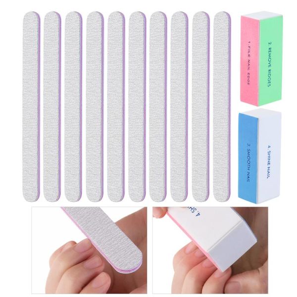nail polish rosenice 2pcs art shiner buffer 4 ways sanding file block manicure & 10pcs double sided files emery board
nail polish rosenice 2pcs art shiner buffer 4 ways sanding file block manicure & 10pcs double sided files emery board