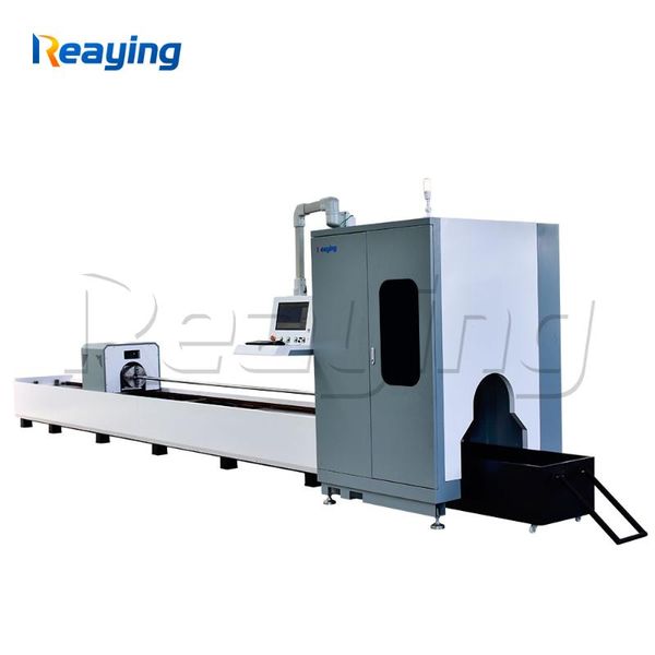 electric trimmers 1kw raycus fiber laser tube cutting metal cutter machine with 200mm diameter 6m length rotary