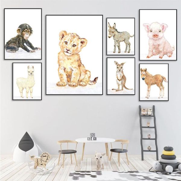 paintings cartoon lion kangaroo donkey llama horse wall art canvas painting nordic posters and prints animal pictures kids room decor
paintings cartoon lion kangaroo donkey llama horse wall art canvas painting nordic posters and prints animal pictures kids room decor