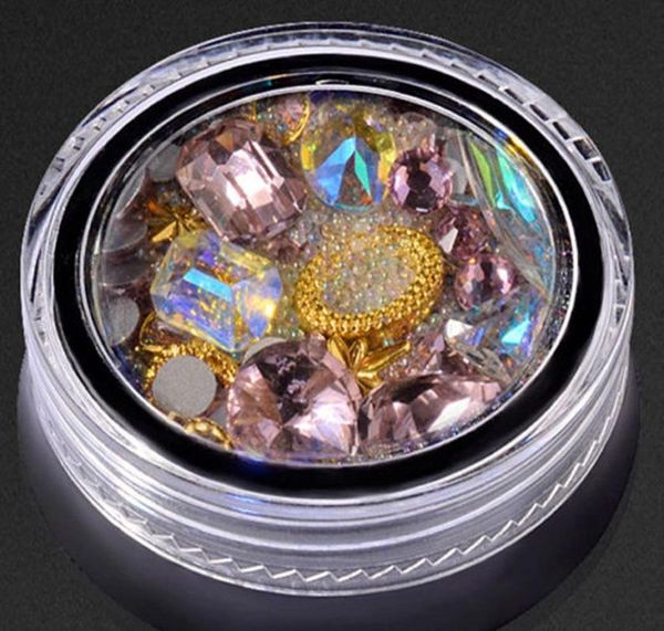 nail art decorations 6 colors 1 box diamonds "box of treasure" 3d gems rhinestones caviar crystals diamond glitter rhinestone,7, Silver;gold
nail art decorations 6 colors 1 box diamonds "box of treasure" 3d gems rhinestones caviar crystals diamond glitter rhinestone,7, Silver;gold
