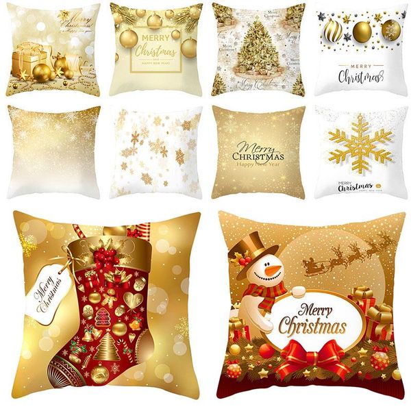 pillow case christmas golden snowflake pillowcase polyester geometric soft 45*45cm home sofa cushion a variety of styles supplies
pillow case christmas golden snowflake pillowcase polyester geometric soft 45*45cm home sofa cushion a variety of styles supplies